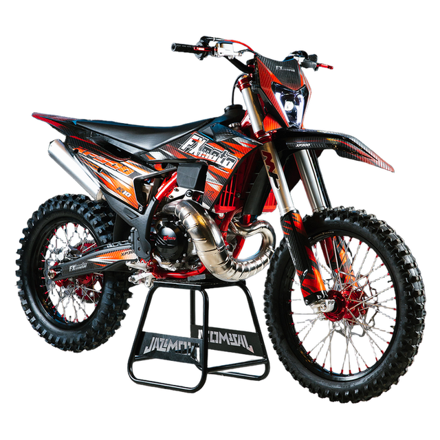 Мотоцикл кроссовый FXMOTO XP300 2T Черный — фото 3