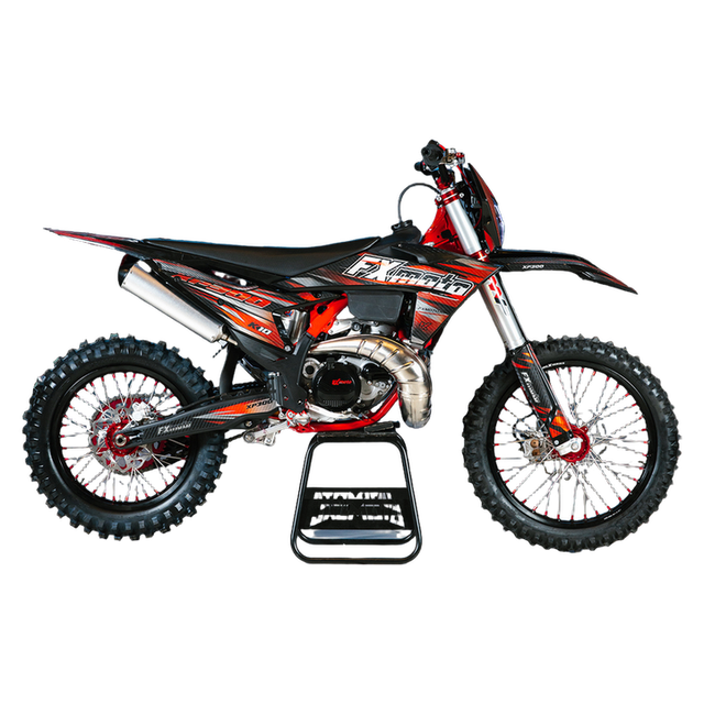 Мотоцикл кроссовый FXMOTO XP300 2T Черный — фото 4