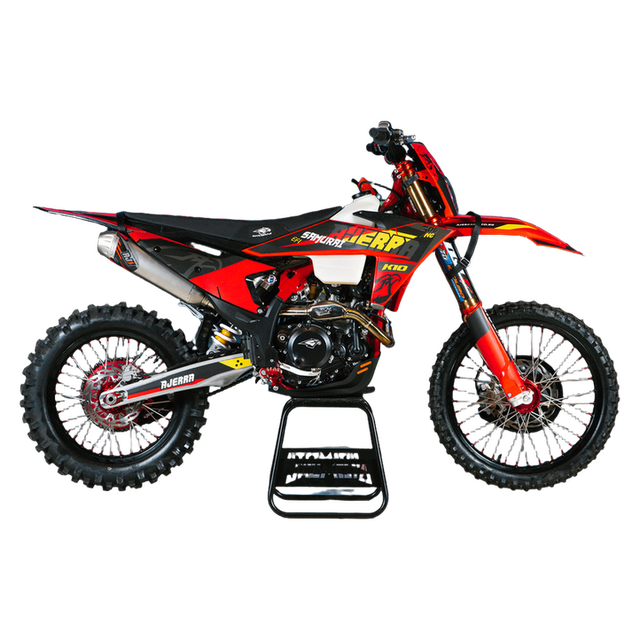 Мотоцикл кроссовый Ajerra SAMURAI SS K10 NC300 EFI (Инжектор) Red 21/18 — фото 4