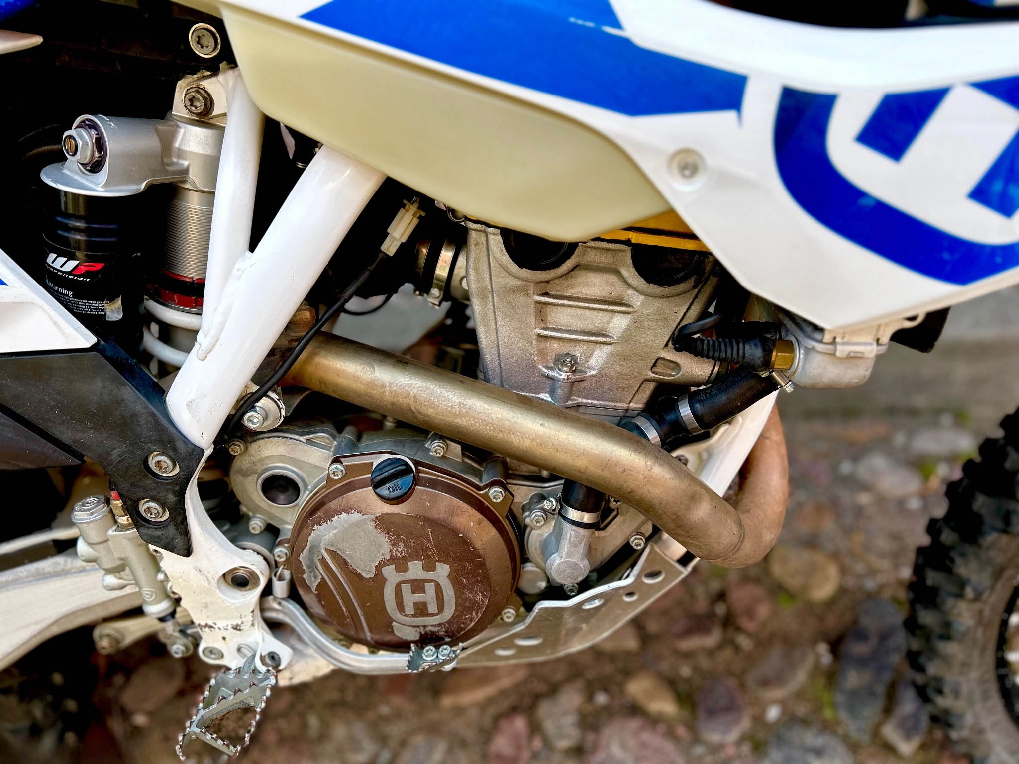 Мотоцикл эндуро Husqvarna FE 250cc белый 2014 — фото 4