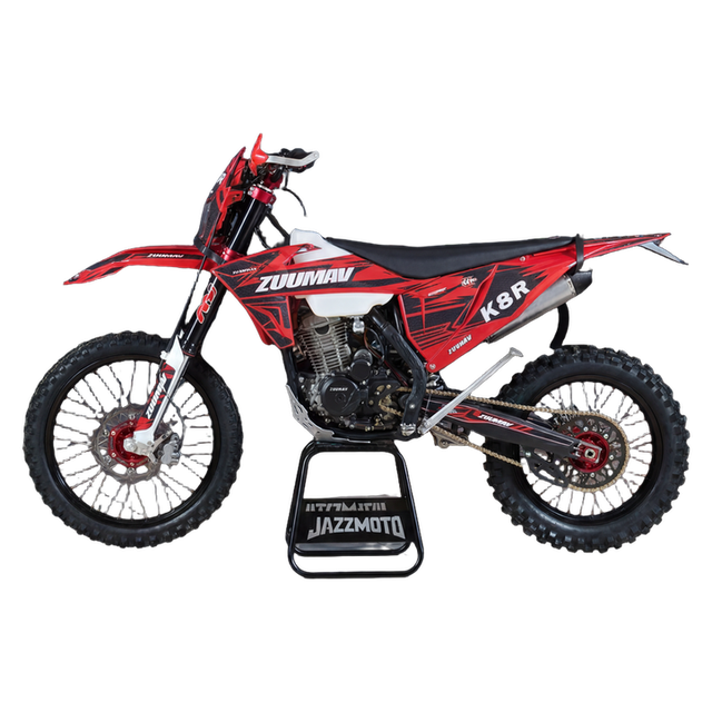 Кроссовый мотоцикл Zuumav K8R YBH300 21/18 красный — купить в Минске | ENDUROMOTO.BY