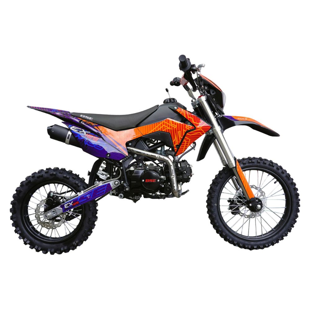 Питбайк BSE EX125 17/14 Blue Orange Ant — купить в Минске | ENDUROMOTO.BY